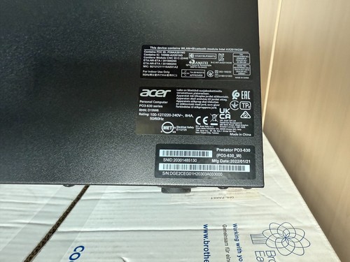Acer Predator ORION 3000 RTX 3070 i7-11700F 32GB 1TB WD NvMe 500W - Imagen 5 de 5