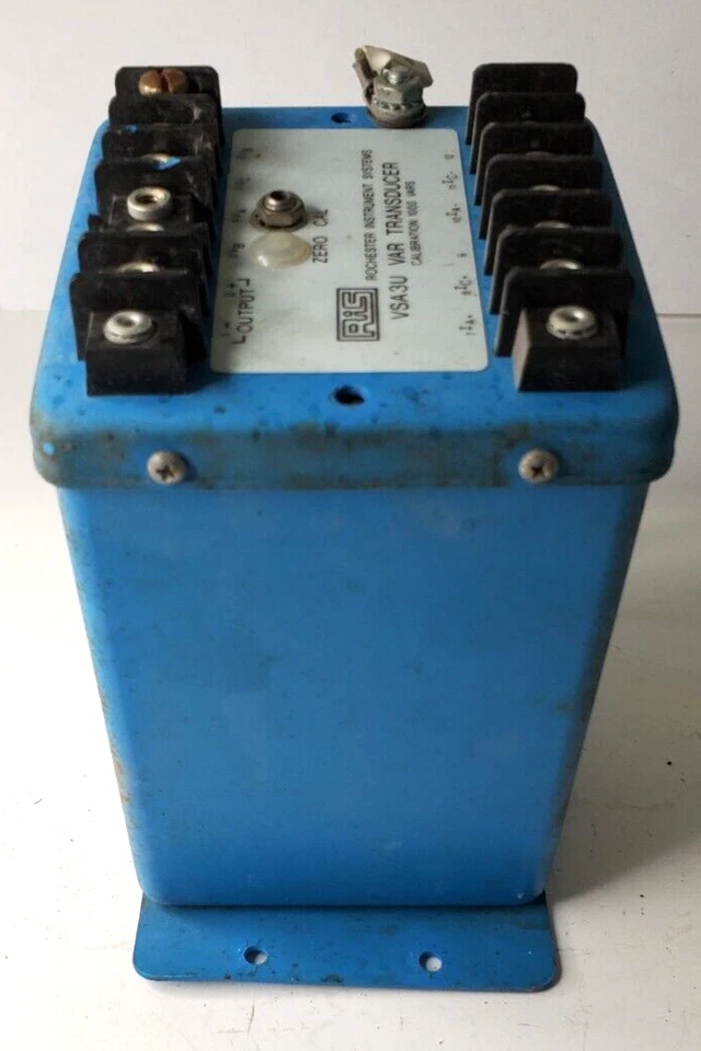 ROCHESTER INSTRUMENT SYSTEMS VAR TRANSDUCER VSA3U-Z INPUT: 85-150VAC/0-5A - Image 4 of 4