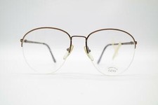 Vintage 984 Bronze Semirimless Eyeglasses Frame NOS