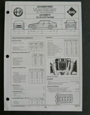 Revue technique Alfa Romeo ALFA 6