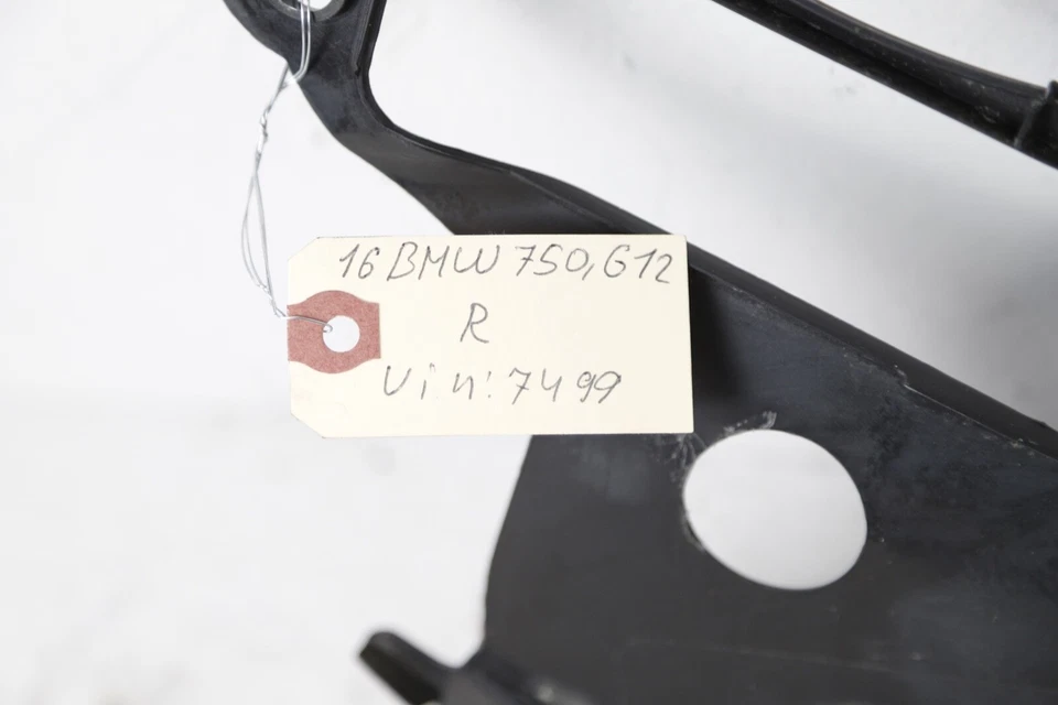 BMW 750i 2016-2019 conjunto de pares de cubiertas de panel de moldura derecha sellado del compartimiento del motor OEM Foto 4 de 4