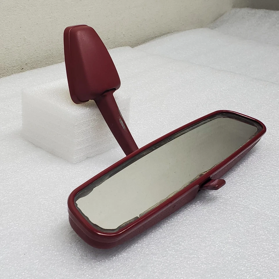 1990-1996 Nissan 300ZX Z32 Rear View Reverse Backup Mirror Red OEM Assembly  Foto 2 de 4