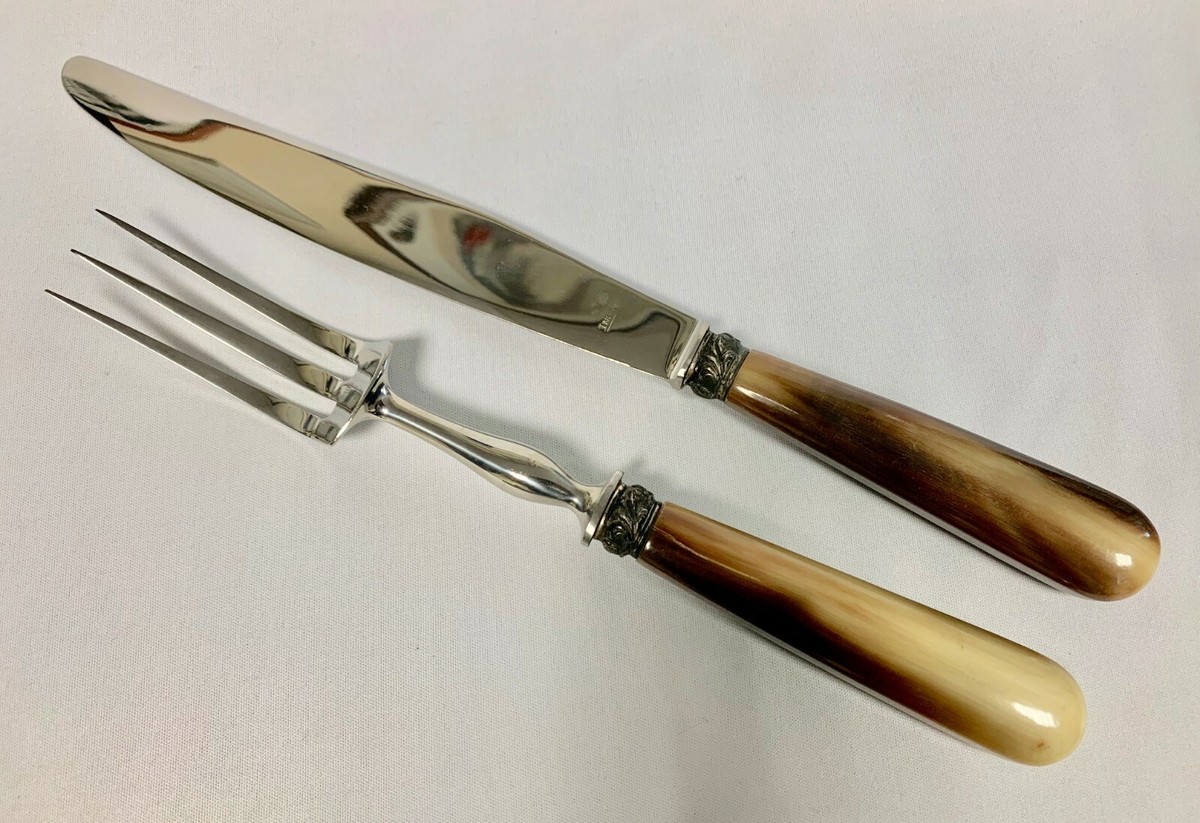 Service à découper manche gigot argent minerve Tranchier | Kaufen auf