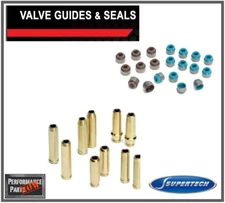Supertech Bronze Valve Guides + Seals 2002-2006 BMW S54 E46 M3 Set of 24