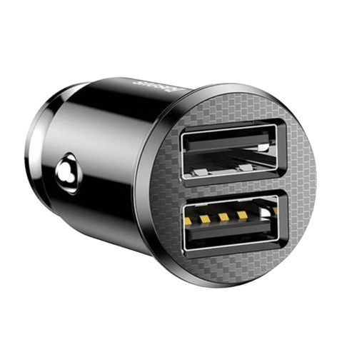 Cargador de Coche BASEUS Encendedor Cigarrillos 2x USB 5V 3.1A Universal Negro - Imagen 3 de 6