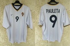 Maillot PORTUGAL 2001 PAULETA n°9 vintage away shirt jersey NIKE F.P.F XL