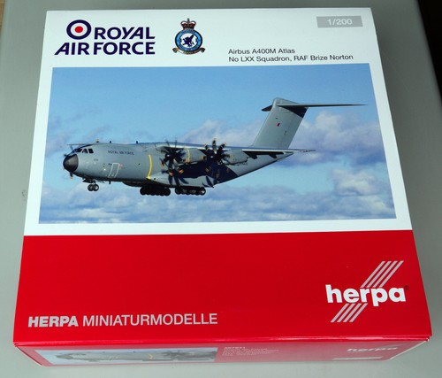 1/200 Herpa 557641 A400M Atlas C.1 LXX Sqn - Plastic - Never Unboxed/Displayed