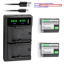 Kastar Battery LTD2 USB Charger for Nikon D7000, D7100, D7200, D7500, D750, D780