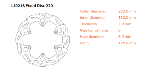 MotoMaster 110218 KTM 450 SX-F 2007-2017 Rear Flame Brake Disc Rotor - Picture 3 of 4