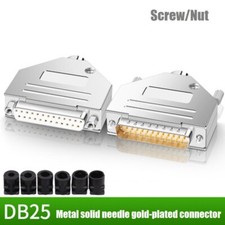 DB25 Welding Head2Row25pin Hole Head DB25 Male Head Female Head Gold-plated Plug