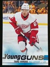 2019-20 Upper Deck Taro Hirose Young Guns  Rookie RC #215 Detroit Red Wings