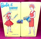 1964 BARBIE SKIPPER Doll Storage Carrying Case Missing Cardboard Box MATTEL VTG