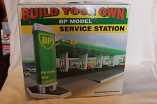 Build Your Own BP Model Service Station Play Set Sealed Bags Original Box, 1995