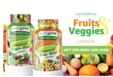 Balanced Fruits & Veggies 180 caps (Compare to Balance of Nature) (Exp 03/2026)