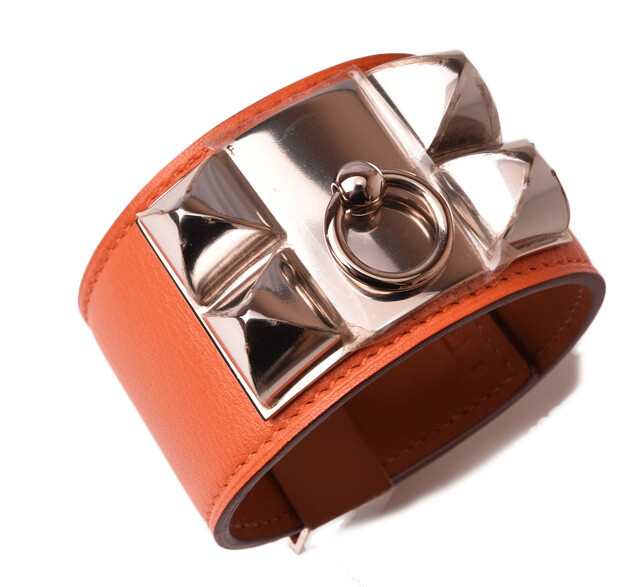 Hermes Bangle/Bracelet HERMES Medor Collier de Chien Leather