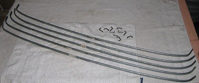 Sunbeam Minx VI Headliner Bow Set Bows w/ End Fittings Hillman Rootes Audax Orig