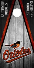 SINGLE Baltimore Orioles Cornhole Wrap Skin Game Board Decal Vintage Vinyl DT104