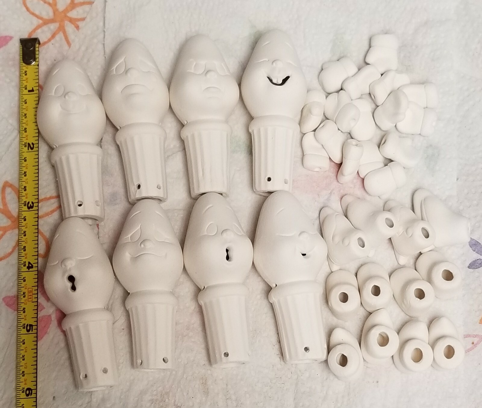 Donas Ceramics Bisque Christmas Lg Noggins Ready to Paint U Pick eBay