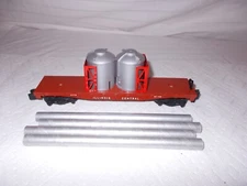 RARE AMERICAN FLYER #24579 ILLINOIS CENTRAL MULTI-PURPOSE CAR LOT #M-74