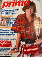 ANCIEN LIVRE REVUE MAGAZINE PRIMA MODE AVEC SUPER PATRON N° 20 05/84 TRICOT