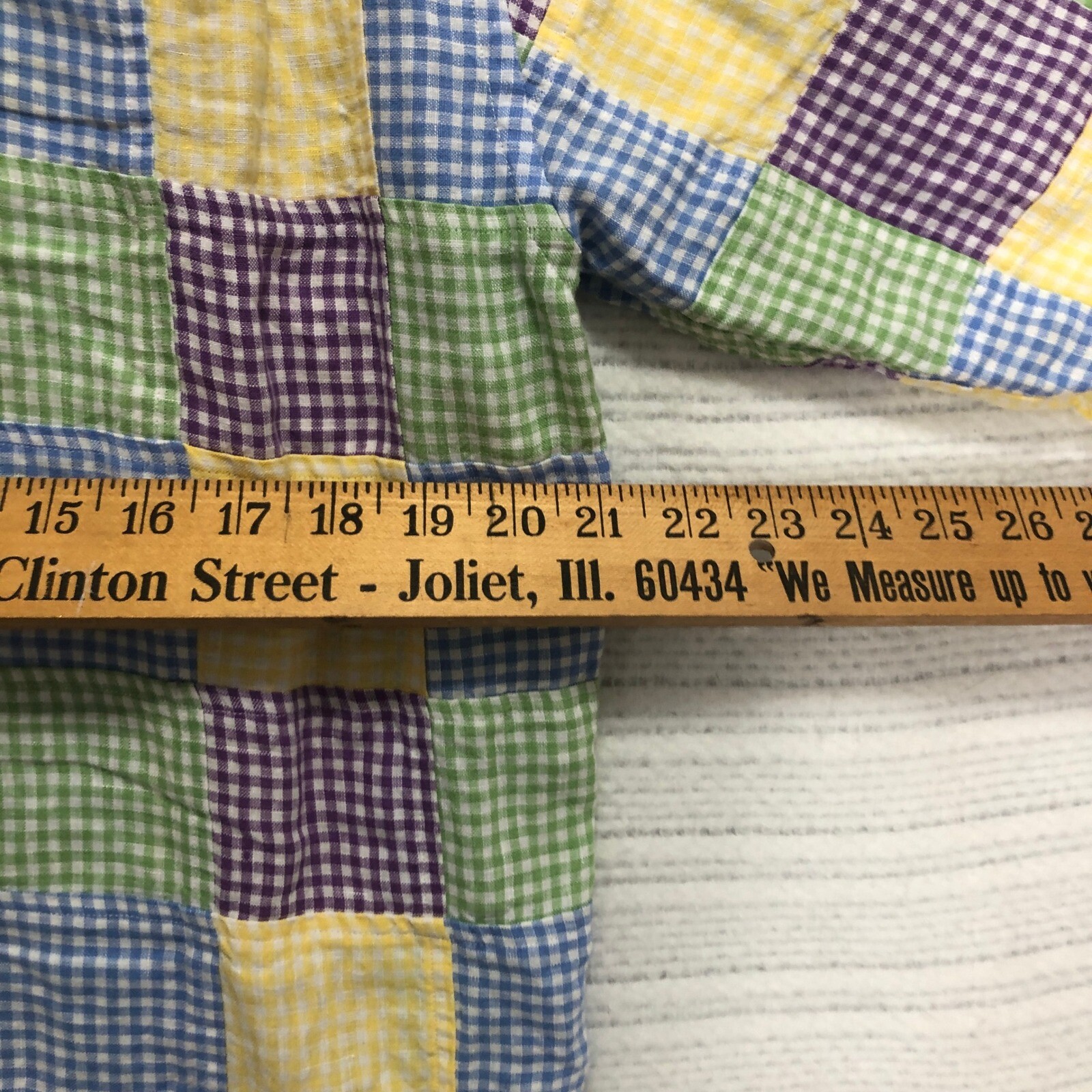 Paul Fredrick Linen Patchwork Button Down Shirt C… - image 5