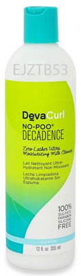 No-Poo Decadence 12 fl oz DevaCurl Zero Lather Ultra Moisturizing Cleanser*