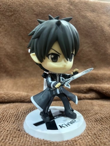 Kirito Sword Art Online SOA figura bambola chibi figurina giocattolo raro Giappone limitata - Foto 5 di 13
