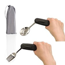 Adaptive Utensils Spoons Forks SetOpen Handle Design Provides Several Positio...