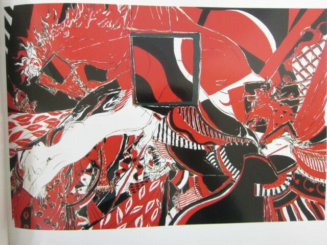AMANO YOSHITAKA Gashu Art Works 1996 Illustration Book in Case