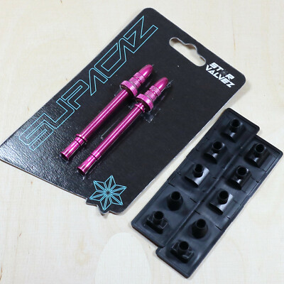 SUPACAZ Star Valvez Tubeless Ventil - 65 mm - Aluminium purple 