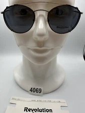 New Vintage Revolution Eyewear With SunShade RE038 Pewter Amber 50 20 140