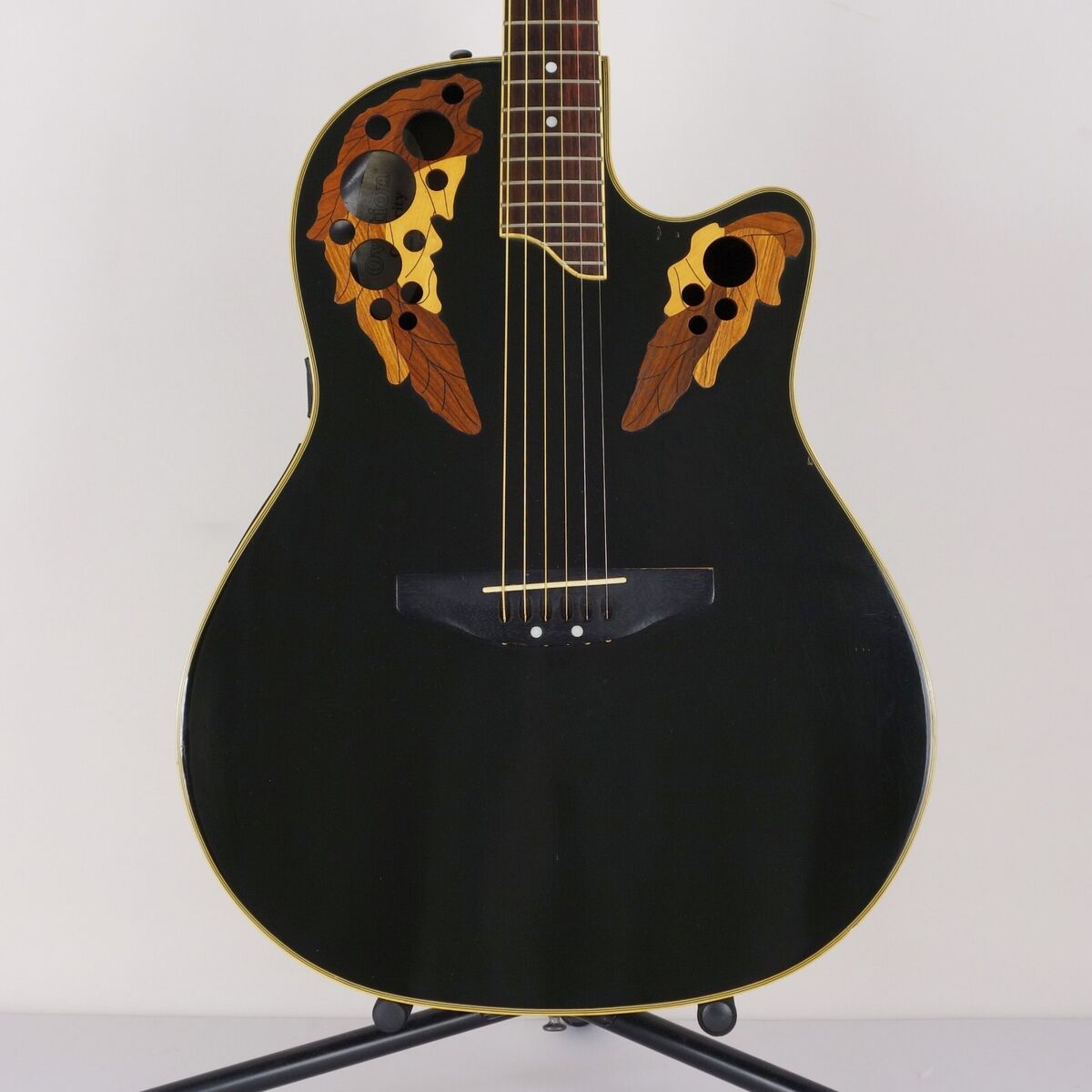 Ovation Celebrity CS 257 Acoustic Electric Black with Ovation Celebrity CS 257 Acoustic Electric Black with