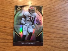 2022 Bowman University Chrome Football Will Anderson Bowman Invicta