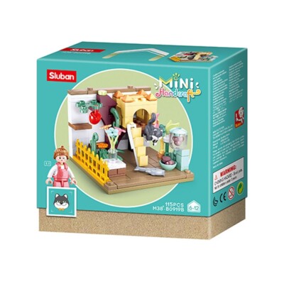 Sluban Katzenzimmer (schwarze Katze) | M38-B0919B | 115 Teile