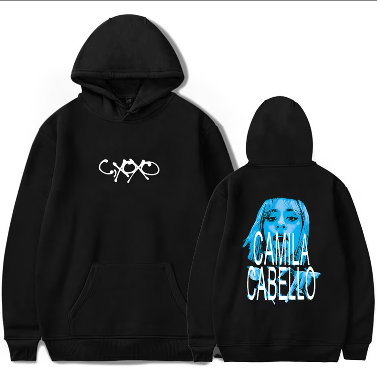 Sudadera con capucha de 2 caras, Camila Cabello C, XOXO álbum foto sudadera con capucha, regalo para fans