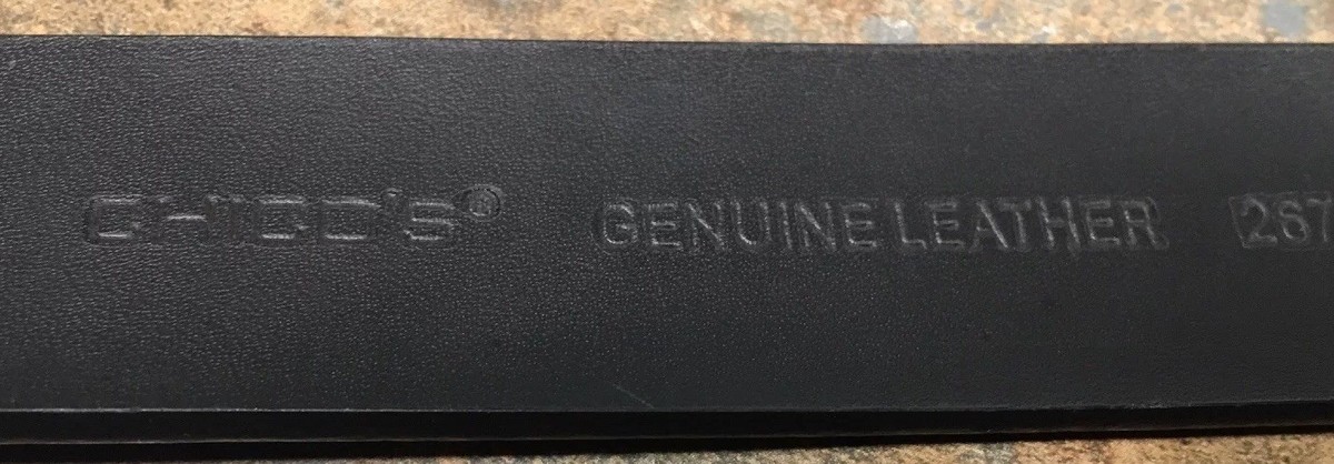 Black Leather Belt / Silver Buckle - Le Colonel