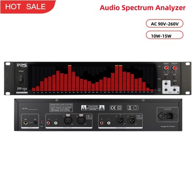 BDS PP-131 Audio Spectrum Analyzer Display 2U Rack 31-Band Music Rhythm Ligh