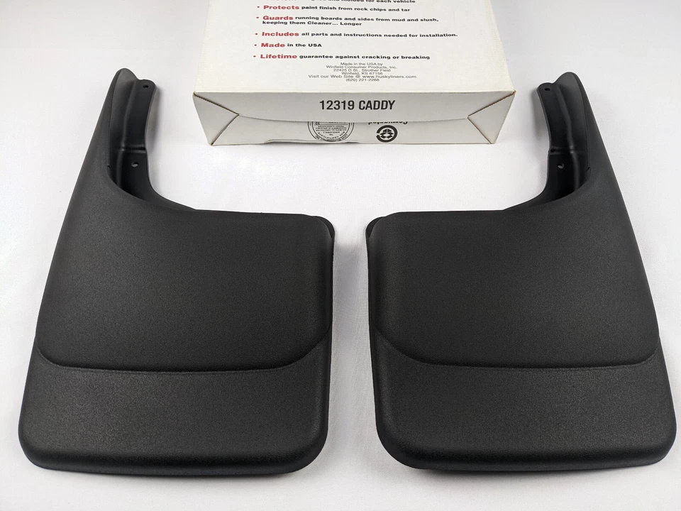 Husky Liners 57601 Rear Black Mud Flaps set for 2004 2005 Ford F-150 w/o flares Foto 2 de 4