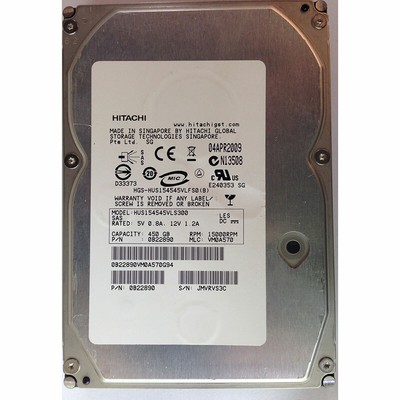 Internal Hard Drive Hitachi Data Systems 0B24531 450GB