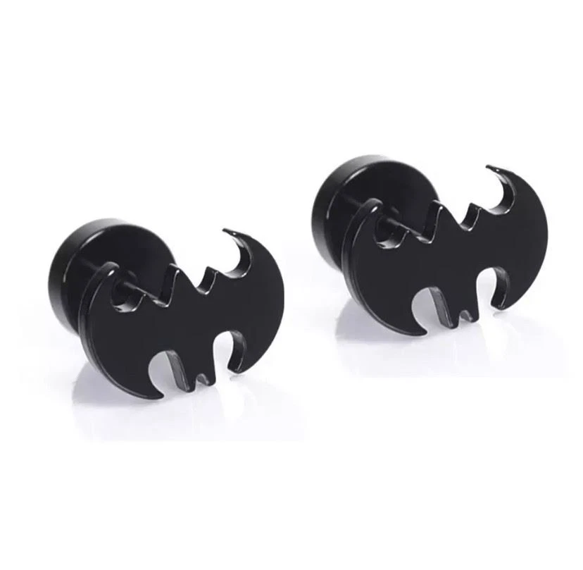 Batman stud best sale earrings