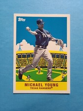 MICHAEL YOUNG 2007 TOPPS FLASHBACK FRIDAYS BASEBALL CARD # FF17 G3988