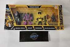 Buzzworthy Bumblebee Worlds Collide Transformers NEW RARE 4 Pack Blackarachnia