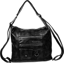 Pu Women's Bag Fashion Retro Design Handbag Simple Girl Backpack Lady Pouch UK