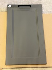 Used IKEA Axstad Matte Dark Gray 18x30 Sektion Cabinet Door With Black Handle
