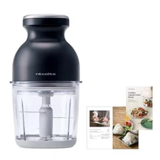 recolte Cordless Capsule Cutter Bonne RCP-7(BK) Black Chopper Food Processor