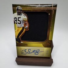 Panini Silhouette Greg Lloyd Pittsburgh Steelers Autographed /99 #SA-GLD