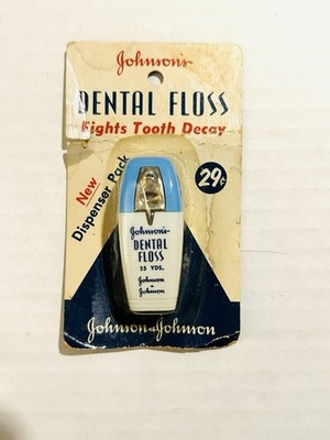 Johnson's Dental Floss New in Package Vintage 70s/80s Johnson & Johnson