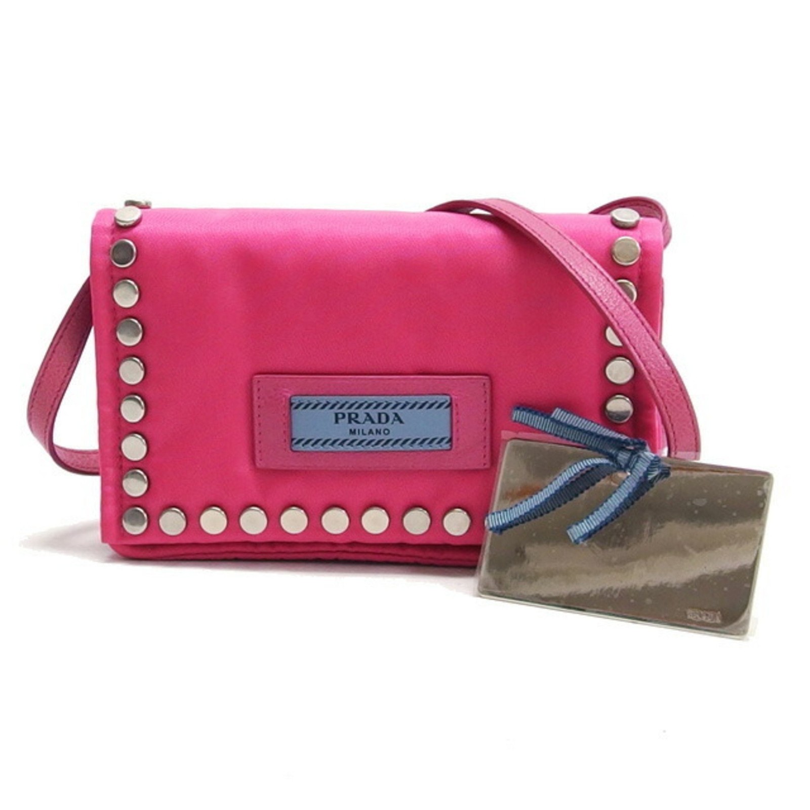 Prada Etiquette Mini Nylon Shoulder Bag in Black GZl17x07-image