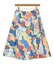 MARNI Knee-length Skirts BluexYellowxPinketc. Patterned 2200691629223