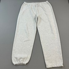 Vintage Russell Athletic Pants Mens 3XL Gray Jogger Sweatpants USA Made 90s